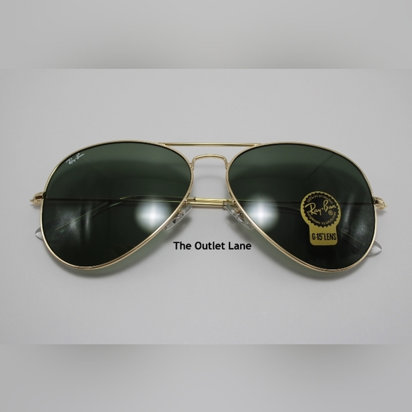 Model Display RayBan Aviator Green RB3025 G15 - Picture 6 of 16